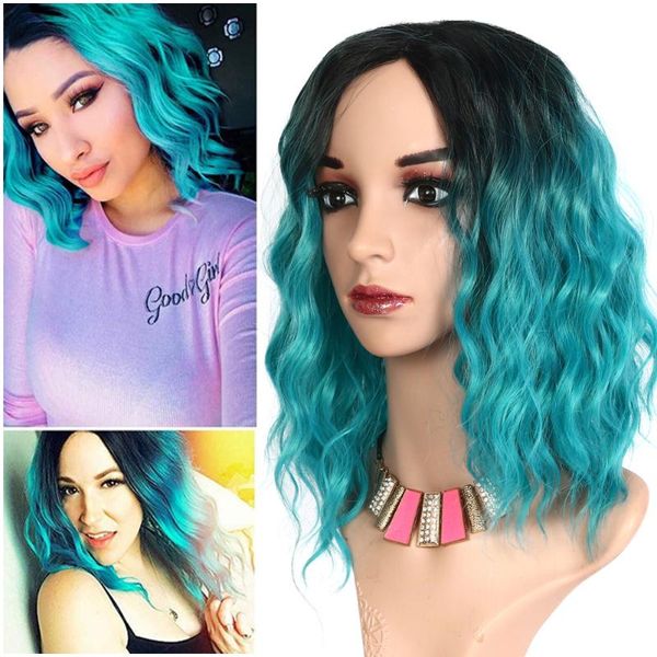 short wavy wig 16inches bob wigs natural hair wigs upgrade synthetic hair cosplay wig for women heat resistant fiber, Black
short wavy wig 16inches bob wigs natural hair wigs upgrade synthetic hair cosplay wig for women heat resistant fiber, Black