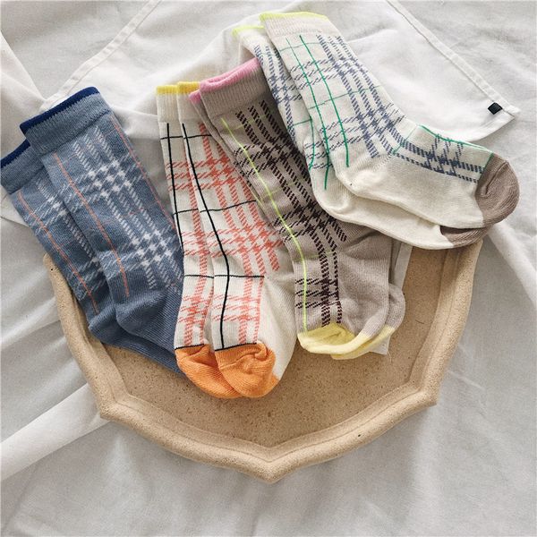 new children socks for autumn and winter 2019 boys and girls plaid middle socks toddler kids cotton thick cotton fashion sock, Pink;yellow
new children socks for autumn and winter 2019 boys and girls plaid middle socks toddler kids cotton thick cotton fashion sock, Pink;yellow