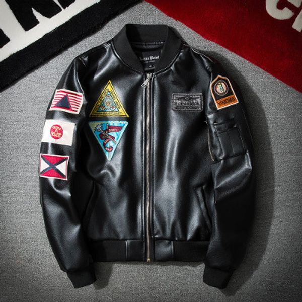 горячие продать Kanye West бейсбол службы искусственная кожа кукла MA-1 пилот кожаная к
горячие продать Kanye West бейсбол службы искусственная кожа кукла MA-1 пилот кожаная к