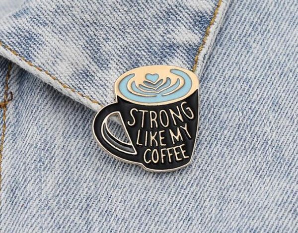 brooch coffee enamel pin strong like my coffee enamel pin, coffee lover pin brooches bag lapel pin clothes badge jewelry gift shu16, Gray
brooch coffee enamel pin strong like my coffee enamel pin, coffee lover pin brooches bag lapel pin clothes badge jewelry gift shu16, Gray
