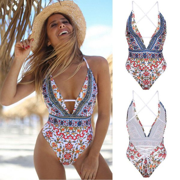 brand new women's vintage print halter one piece swimsuit push up padded bikini monokini swimwear beachwear
brand new women's vintage print halter one piece swimsuit push up padded bikini monokini swimwear beachwear