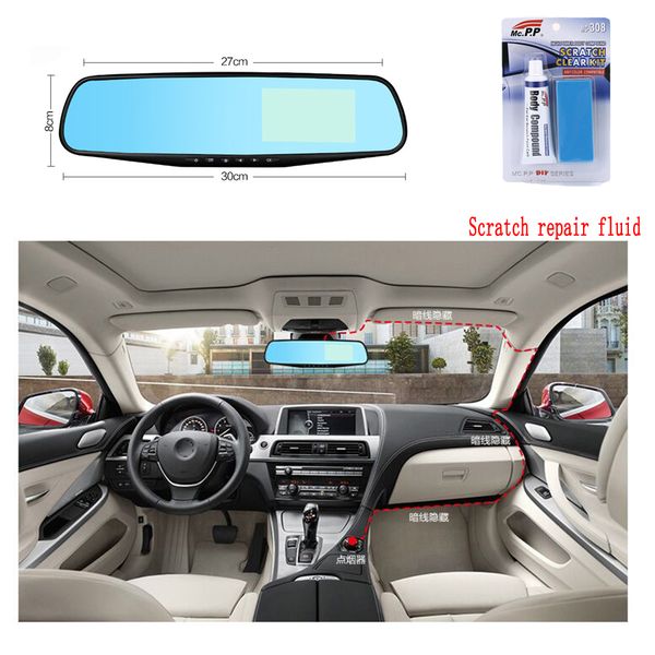 full hd 1080p car dvr camera auto 4.3 inch rearview mirror digital video recorder dual lens registratory camcorder
full hd 1080p car dvr camera auto 4.3 inch rearview mirror digital video recorder dual lens registratory camcorder