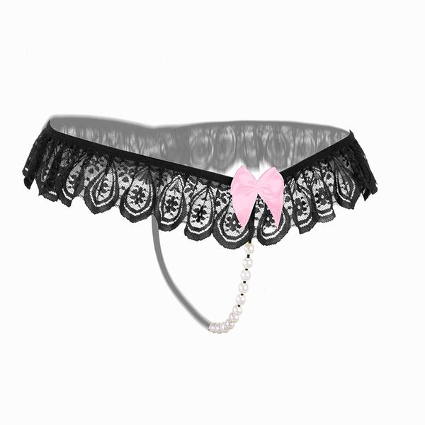 underwear lace bow briefs with pearls women thongs and g strings tangas women panties erotic transparent panties, Black;pink
underwear lace bow briefs with pearls women thongs and g strings tangas women panties erotic transparent panties, Black;pink
