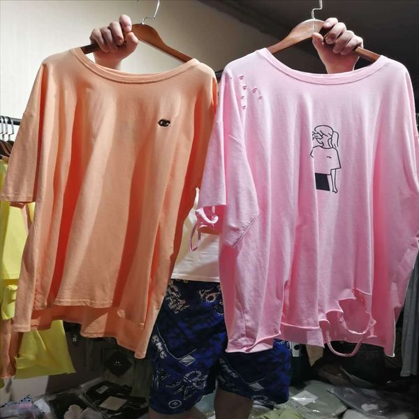 износ большого размера промывает хлопок ханчжоу женщин может носить 200 jin средний и длинную футболку с половиной рукав, White
износ большого размера промывает хлопок ханчжоу женщин может носить 200 jin средний и длинную футболку с половиной рукав, White