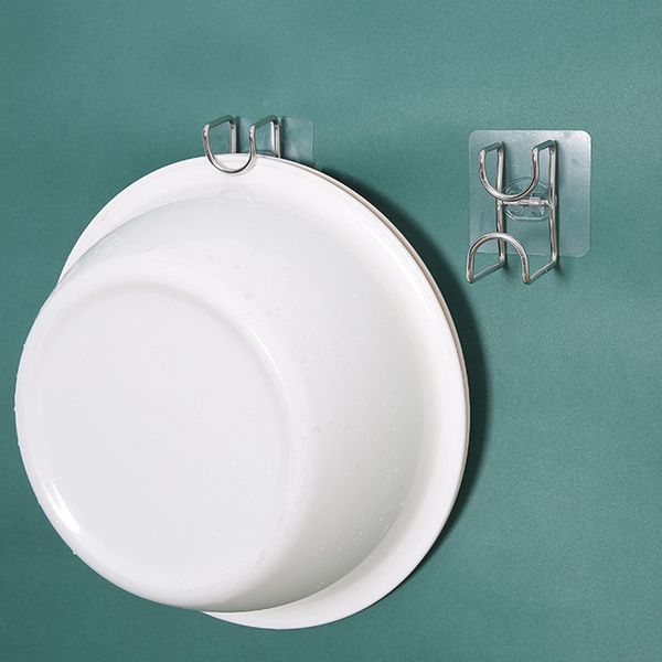 punch-wall-mounted kitchen cutting board sundries hook bathroom stainless steel towel rack washbasin hook household items
punch-wall-mounted kitchen cutting board sundries hook bathroom stainless steel towel rack washbasin hook household items