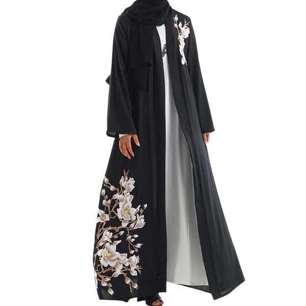 2019 summer dress muslim arab middle eastern women necklace long sleeve robe dress robe femme ete female vestidos verano, Black;gray
2019 summer dress muslim arab middle eastern women necklace long sleeve robe dress robe femme ete female vestidos verano, Black;gray