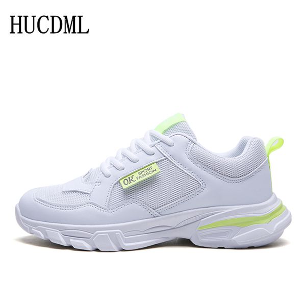 hucdml 2019 trend style men outdoor casual shoes comfortable lace-up men's shoes breathable mesh designer sneakers men, Black
hucdml 2019 trend style men outdoor casual shoes comfortable lace-up men's shoes breathable mesh designer sneakers men, Black