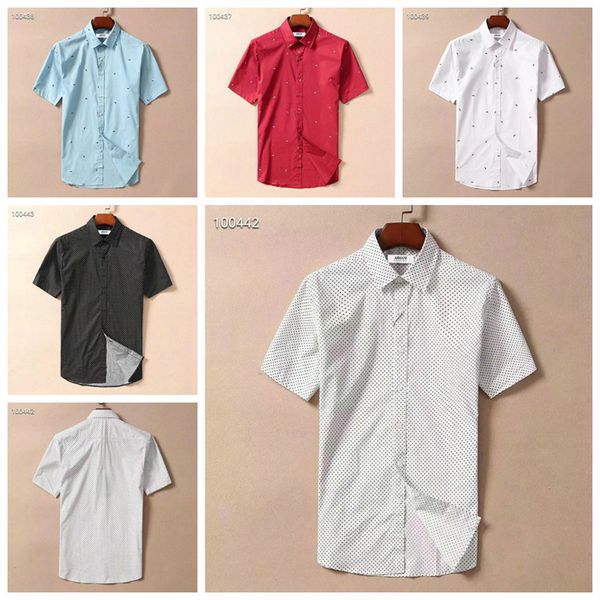 Luxury Mens Designer Short Sleeve Shirts Firmate Business Dress Shirts Fashion Casual Brand Shirt Print Slim Shirt Homme Button Up Tops DS21
Luxury Mens Designer Short Sleeve Shirts Firmate Business Dress Shirts Fashion Casual Brand Shirt Print Slim Shirt Homme Button Up Tops DS21