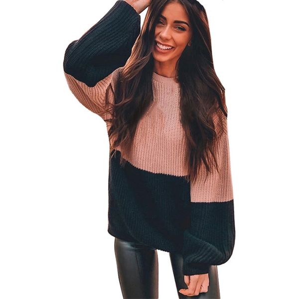 women's sweater 2019 cardigan women's jacket fashion women knitt patchwork pullover long sleeve o-neck t-shirt sweater blouse, White;black
women's sweater 2019 cardigan women's jacket fashion women knitt patchwork pullover long sleeve o-neck t-shirt sweater blouse, White;black