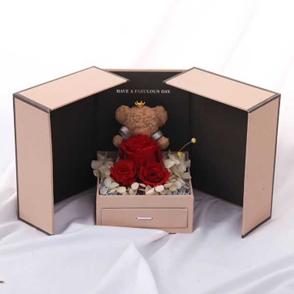 everlasting flowers rose flower bear hold drawer great gift jewelry gift box valentine's day girlfriends wife birthday surprise
everlasting flowers rose flower bear hold drawer great gift jewelry gift box valentine's day girlfriends wife birthday surprise