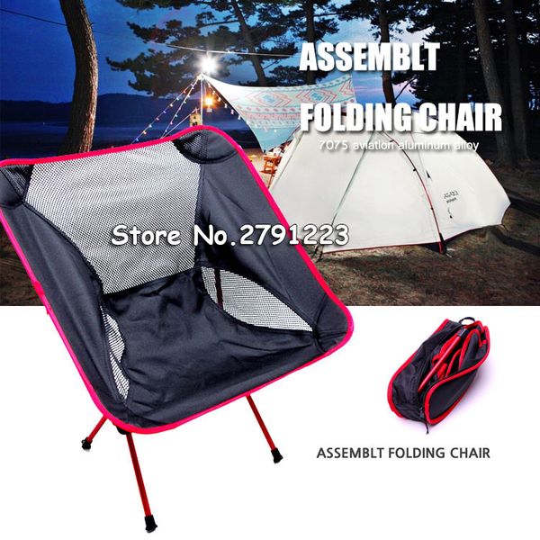 foldable camping chair fishing bbq hiking ultra light chair outdoor tools strong high load 150kg beach picnic seat folding
foldable camping chair fishing bbq hiking ultra light chair outdoor tools strong high load 150kg beach picnic seat folding