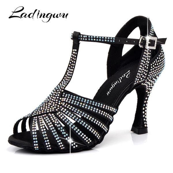 ladingwu new ballroom dance shoes glitter small austrian drill latin dance shoes for women black satin salsa dancing
ladingwu new ballroom dance shoes glitter small austrian drill latin dance shoes for women black satin salsa dancing