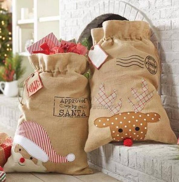 100pcs/lot new arrival popular christmas santa sack burlap santa gift bags sack for christmas
100pcs/lot new arrival popular christmas santa sack burlap santa gift bags sack for christmas