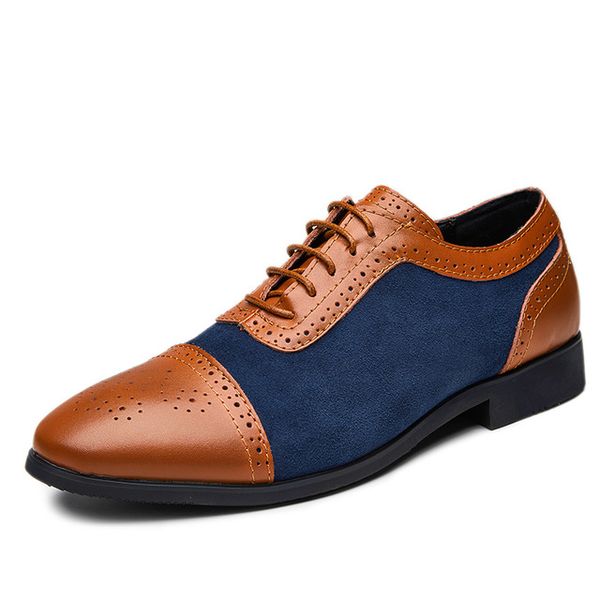 men's dress shoes 2019 new arrival formal business shoes men vitage design lace-up leather big size 38-48, Black
men's dress shoes 2019 new arrival formal business shoes men vitage design lace-up leather big size 38-48, Black