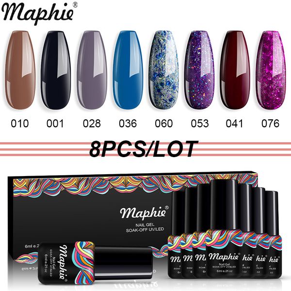 maphie 8pcs/lot nail gel set uv nail varnish semi permanent thermo color soak off uv/led with gift box glitter color gel lacquer, Red;pink
maphie 8pcs/lot nail gel set uv nail varnish semi permanent thermo color soak off uv/led with gift box glitter color gel lacquer, Red;pink