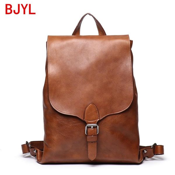 men's first layer of vegetable tanned leather backpacks handmade black personality female backpack large capacity computer bag
men's first layer of vegetable tanned leather backpacks handmade black personality female backpack large capacity computer bag