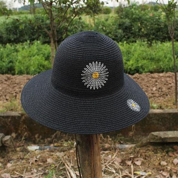 summer small fresh embroidered straw travel sun flower hat personality big hat korean version of wild fisherman hat female, Blue;gray
summer small fresh embroidered straw travel sun flower hat personality big hat korean version of wild fisherman hat female, Blue;gray