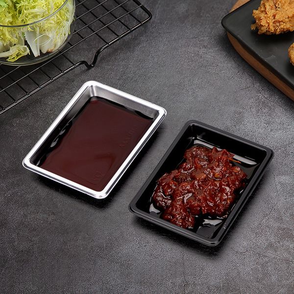 disposable sushi soy sauce dish rectangle salad salt seasoning containers plate restaurant take-out package wholesale
disposable sushi soy sauce dish rectangle salad salt seasoning containers plate restaurant take-out package wholesale