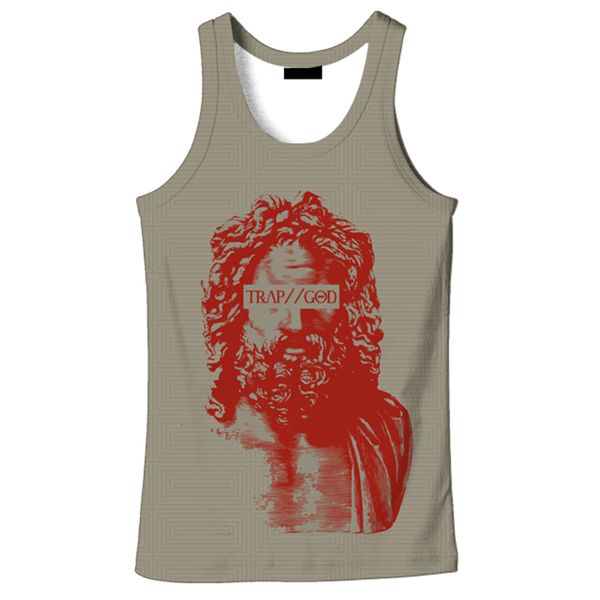 2018 new fashion 3d men' famous print 9 size casual tankcustom-made print ing, White;black
2018 new fashion 3d men' famous print 9 size casual tankcustom-made print ing, White;black
