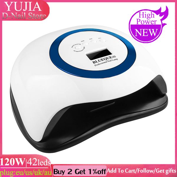 profession 120w/80w high power nail dryer ice nail lamp for manicure for all gels 42 leds lcd display gel polish auto sensor
profession 120w/80w high power nail dryer ice nail lamp for manicure for all gels 42 leds lcd display gel polish auto sensor