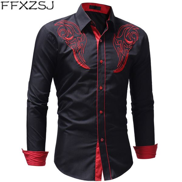 ffxzsj brand 2020 new brand men shirt embroidery print dress shirt long sleeve slim fit camisa masculina casual male shirts 3xl, White;black
ffxzsj brand 2020 new brand men shirt embroidery print dress shirt long sleeve slim fit camisa masculina casual male shirts 3xl, White;black