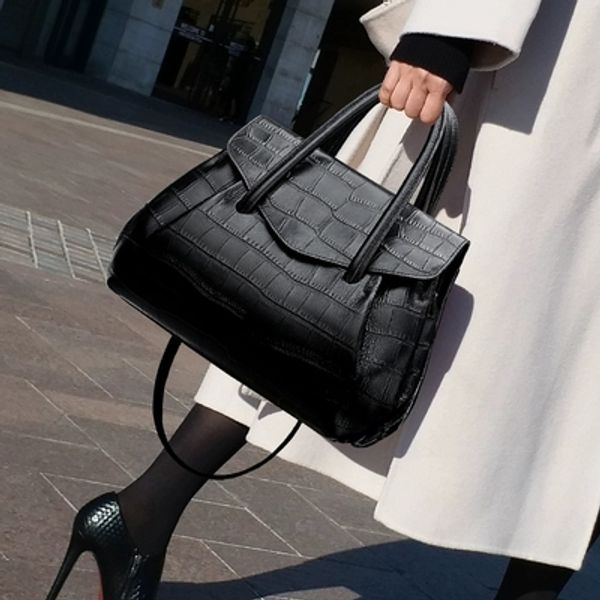 new handle tote women bag crocodile handbag vintage large shoulder messenger bag female
new handle tote women bag crocodile handbag vintage large shoulder messenger bag female