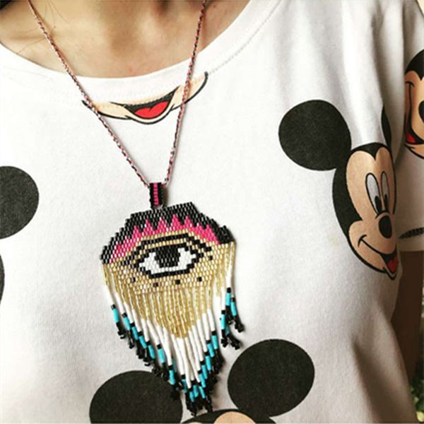 go2boho evil eye necklace miyuki necklaces pendant bijoux femme kolye collares women jewelry handmade woven gift delica beads, Silver
go2boho evil eye necklace miyuki necklaces pendant bijoux femme kolye collares women jewelry handmade woven gift delica beads, Silver