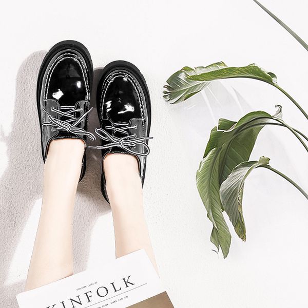 womens derby shoes female footwear british style 2019 fashion women's casual sneaker platform round toe leather dress new, Black
womens derby shoes female footwear british style 2019 fashion women's casual sneaker platform round toe leather dress new, Black