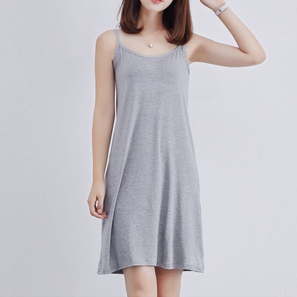 women's sleepwear 2021 women strap full slips dress modal long underdress sleeveless plus size cotton bottoming straight petticoat femm, Black;red
women's sleepwear 2021 women strap full slips dress modal long underdress sleeveless plus size cotton bottoming straight petticoat femm, Black;red