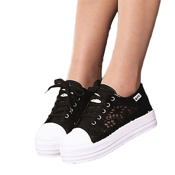lace fashion women flat platform shoes round toe cutouts female casual shoes lace up sneakers for girls drop shipping qa21, Black
lace fashion women flat platform shoes round toe cutouts female casual shoes lace up sneakers for girls drop shipping qa21, Black