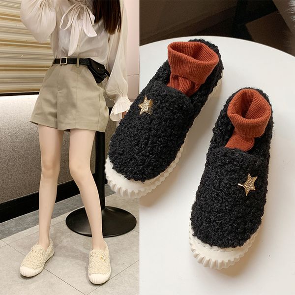 casual woman platform shoes all-match creepers women 2019 fashion women's round toe shallow mouth autumn loafers fur new clogs, Black
casual woman platform shoes all-match creepers women 2019 fashion women's round toe shallow mouth autumn loafers fur new clogs, Black