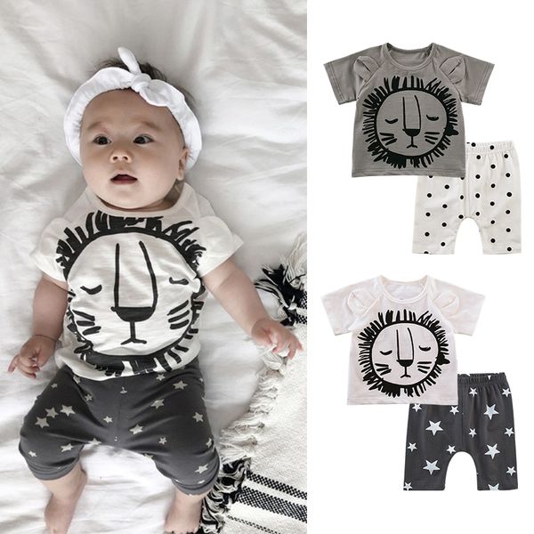 2020 ins baby boy gentleman outfit pattern lion infant girl clothes summer set (cloth+pants, White
2020 ins baby boy gentleman outfit pattern lion infant girl clothes summer set (cloth+pants, White