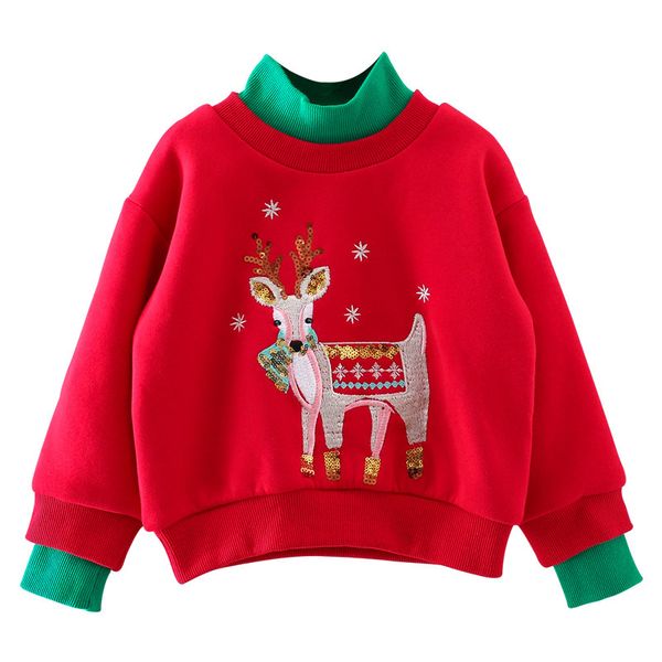 dfxd christmas baby clothes girls hoodies and sweatshirts fashion winter red cartoon deer plus velvet thick pullover 2-7y, Black
dfxd christmas baby clothes girls hoodies and sweatshirts fashion winter red cartoon deer plus velvet thick pullover 2-7y, Black
