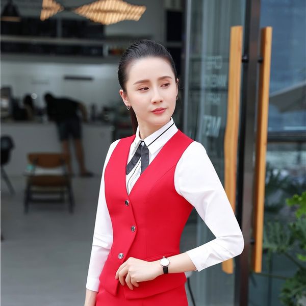 fashion red uniform styles vest coat & waistcoat ladies office work wear women business blazers clothes jackets outwear, Black;white
fashion red uniform styles vest coat & waistcoat ladies office work wear women business blazers clothes jackets outwear, Black;white