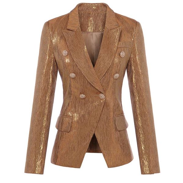 fashion spring autumn blazer women's lion metal buttons double breasted suits coat jacket outer gold w494, White;black
fashion spring autumn blazer women's lion metal buttons double breasted suits coat jacket outer gold w494, White;black