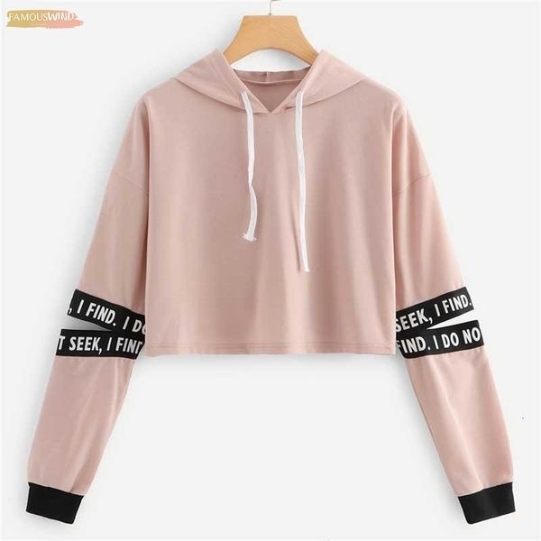 pink letter drawstring hoodie casual cut out sleeve crop sweatshirt women casual autumn clothing hooded long sleeve pullover, Black
pink letter drawstring hoodie casual cut out sleeve crop sweatshirt women casual autumn clothing hooded long sleeve pullover, Black