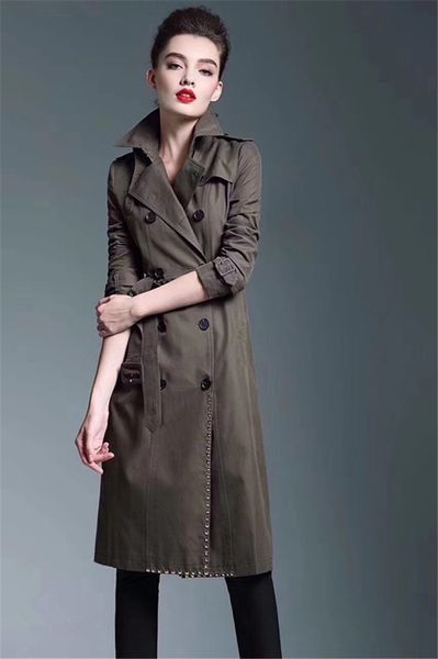 women's trench coats double breasted long classic windbreaker waterproof british beads new high-end english style autumn winter loose c, Tan;black
women's trench coats double breasted long classic windbreaker waterproof british beads new high-end english style autumn winter loose c, Tan;black