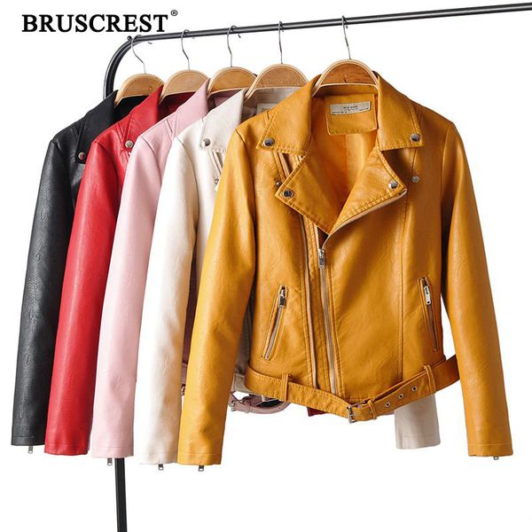 2019 new fashion women autunm winter streetwear pu leather long sleeve regular zipper motorcycle jacket women, Black
2019 new fashion women autunm winter streetwear pu leather long sleeve regular zipper motorcycle jacket women, Black