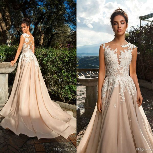 innocentia a line wedding dresses sheer baetau neck lace bridal gowns sleeveless illusion back boho wedding dress vestido de novia, White
innocentia a line wedding dresses sheer baetau neck lace bridal gowns sleeveless illusion back boho wedding dress vestido de novia, White