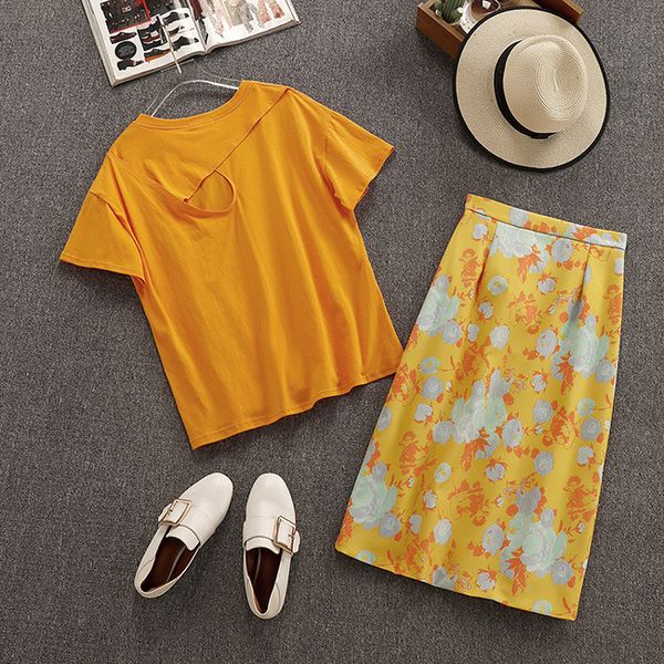 2019 new suit korean version of the summer slim short-sleeved skirt two-piece female, White
2019 new suit korean version of the summer slim short-sleeved skirt two-piece female, White