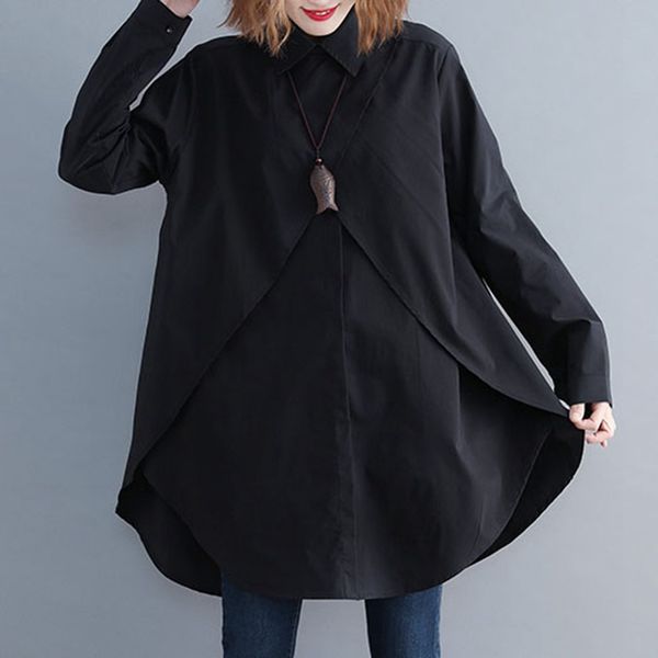 mferlier chic womens blouses turn down collar long sleeve irregular ruffles spliced big sizes 3xl 4xl womens blouses and, White
mferlier chic womens blouses turn down collar long sleeve irregular ruffles spliced big sizes 3xl 4xl womens blouses and, White
