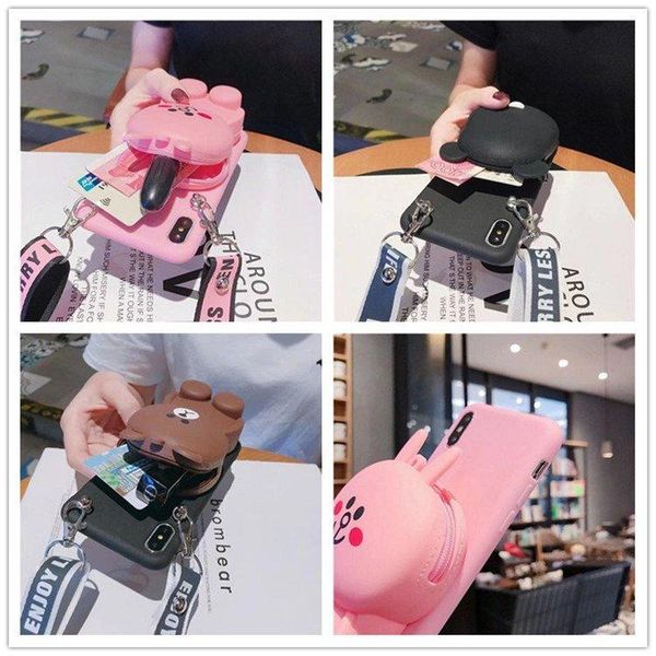 luxury designer cute cartoon care bear wallet case for iphone 11 case 6 7 8 plus x xs max xr wallet anti-fall lanyard strap soft cover
luxury designer cute cartoon care bear wallet case for iphone 11 case 6 7 8 plus x xs max xr wallet anti-fall lanyard strap soft cover