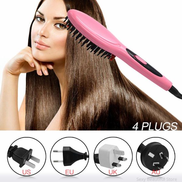 professional portable hair brush fast hair straightener comb electric brush comb irons auto straight dropshipping, Silver
professional portable hair brush fast hair straightener comb electric brush comb irons auto straight dropshipping, Silver