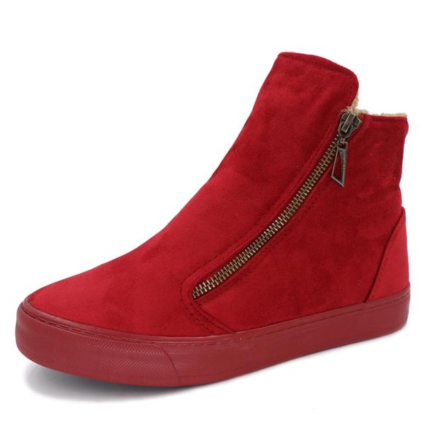 2018 new winter women boots female zipper flock anti slip snow ankle boots ladies plush sneakers casual shoes botas, Black
2018 new winter women boots female zipper flock anti slip snow ankle boots ladies plush sneakers casual shoes botas, Black