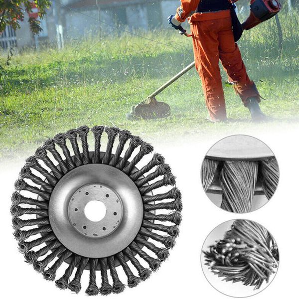 litake 25mm aperture 8 inches steel wire weeding brush twisted wire bowl type rotating wheel
litake 25mm aperture 8 inches steel wire weeding brush twisted wire bowl type rotating wheel