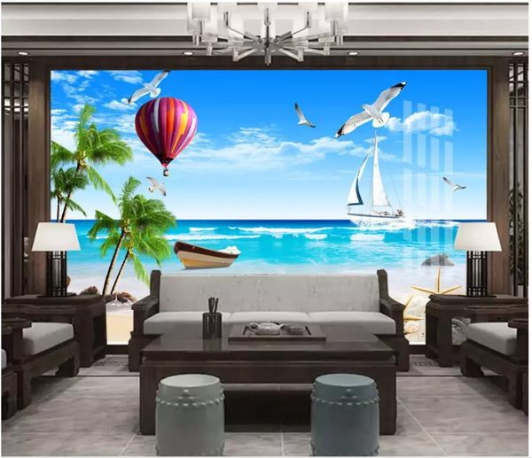 custom 3d silk p wallpaper mural love sea scenery sea coconut beach living room tv sofa background wall painting papel de parede
custom 3d silk p wallpaper mural love sea scenery sea coconut beach living room tv sofa background wall painting papel de parede
