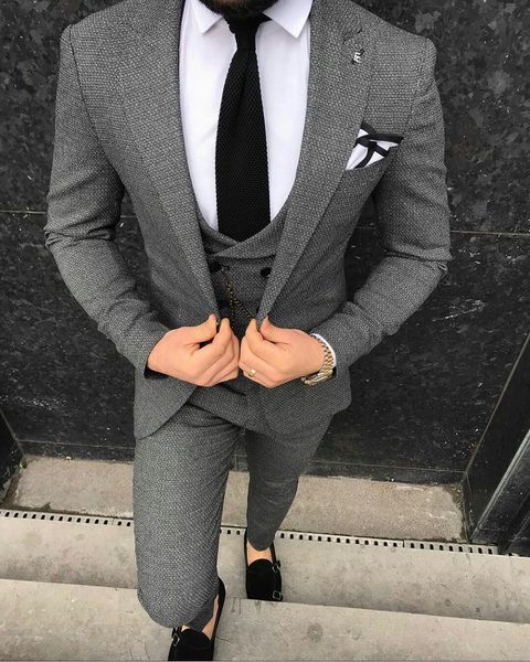 dark grey wedding mens suits slim fit bridegroom tuxedos for men three pieces groomsmen suit blazer formal prom business jackets pants vest, Black;gray
dark grey wedding mens suits slim fit bridegroom tuxedos for men three pieces groomsmen suit blazer formal prom business jackets pants vest, Black;gray