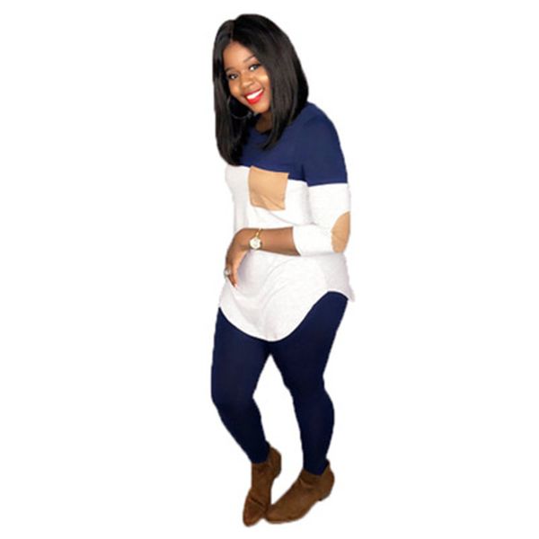women colorblock sports sets fashion casual round neck loose tracksuits designer new female outfits skinny long sleeve trousers suits, Gray
women colorblock sports sets fashion casual round neck loose tracksuits designer new female outfits skinny long sleeve trousers suits, Gray