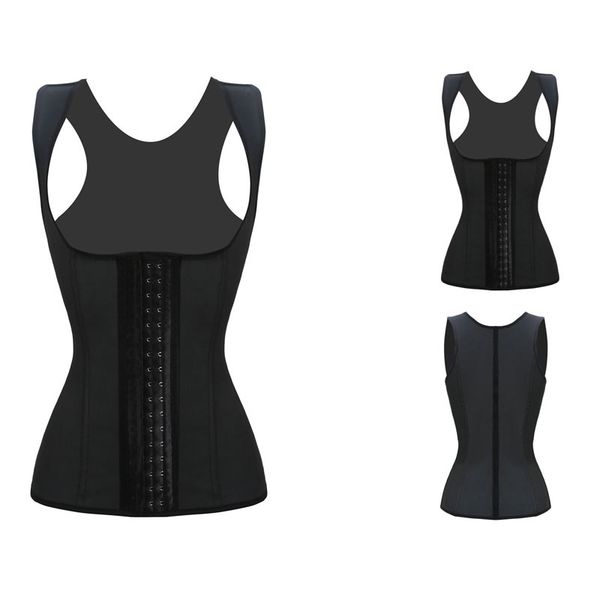 latex vest body shaper black waist trainer rubber corset good quality female rubber vest w3427, Black;white
latex vest body shaper black waist trainer rubber corset good quality female rubber vest w3427, Black;white