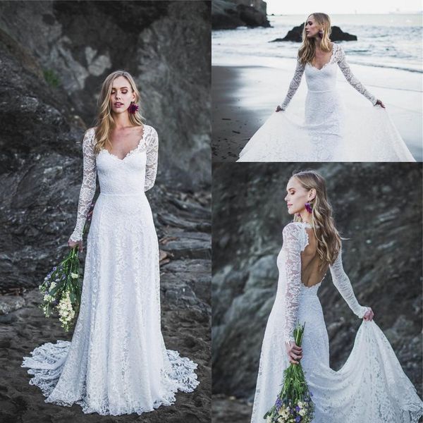 современный boho пляж с длинным рукавом полное кружева свадебное платье аппликации backless bohemian свадебное платье свадебное платье vesti, White
современный boho пляж с длинным рукавом полное кружева свадебное платье аппликации backless bohemian свадебное платье свадебное платье vesti, White